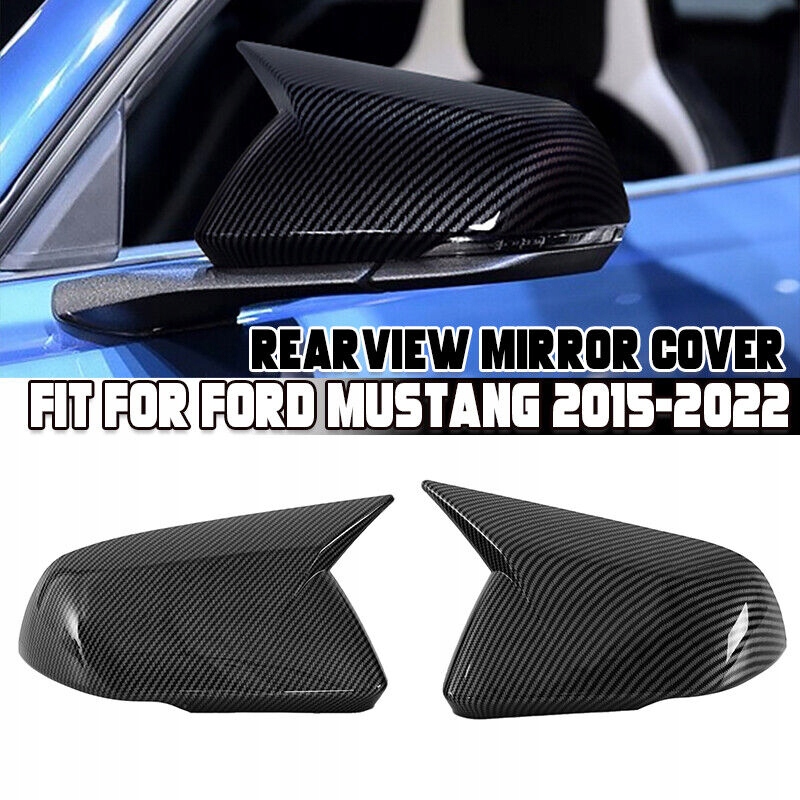 dla 2 bon Osłona lusterka z włókna węglowego 2015-2022 d Mustang z kierunko