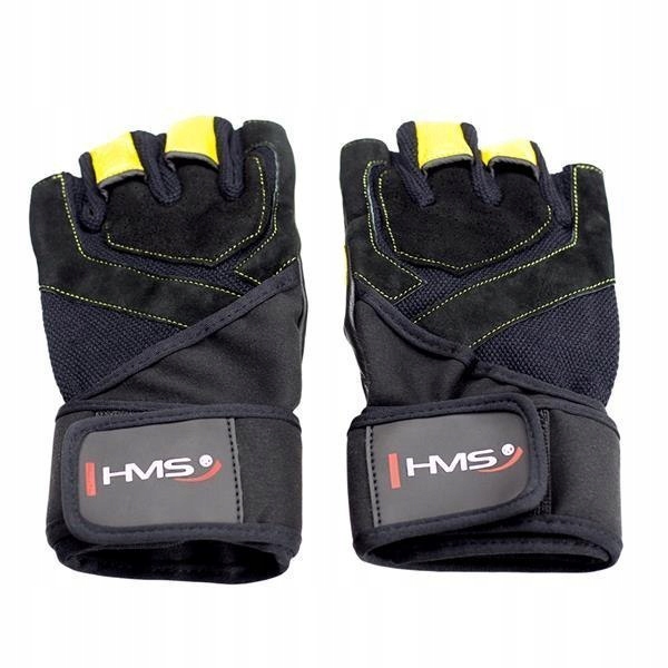 RST01 BLACK/YELLOW ROZM. L RĘKAWICE NA SIŁOWNIĘ HM