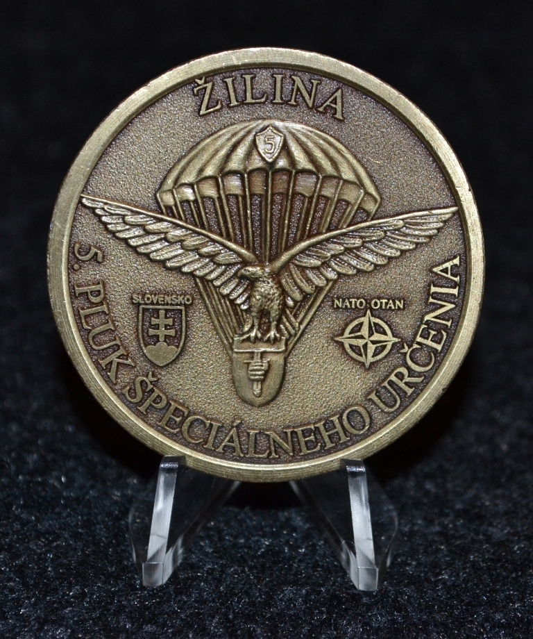 Coin Wojska Specjalne 5 Pułk Specjalny ZILINA