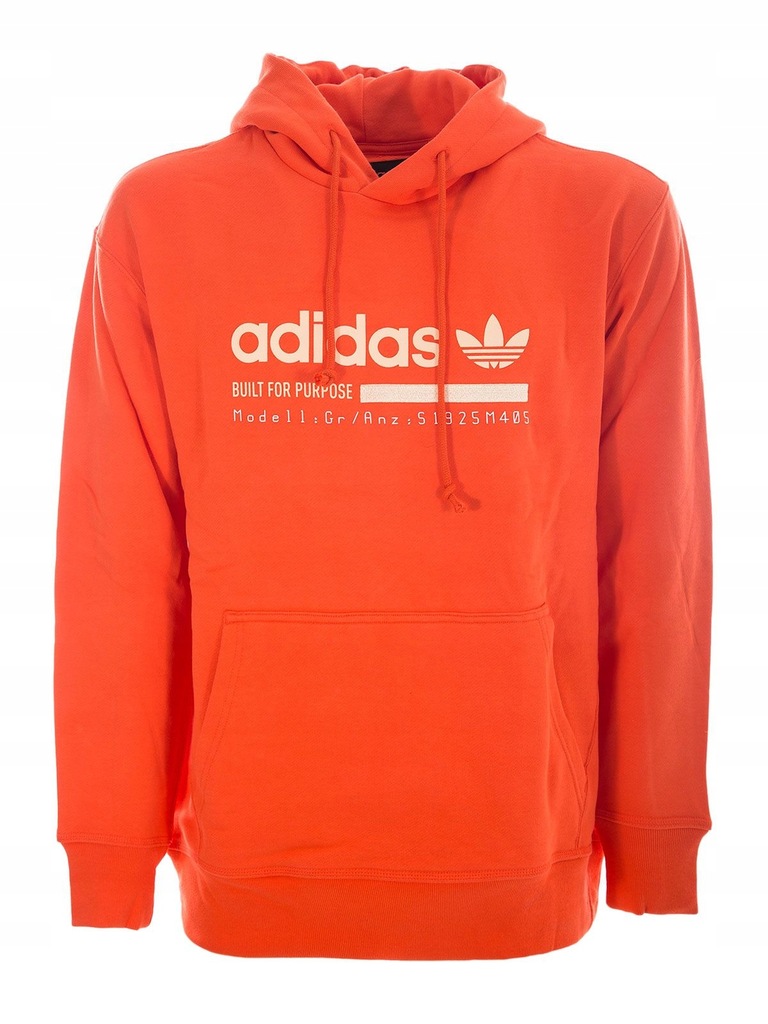 ADIDAS MĘŻCZYZN POMARAŃCZOWY BLUZY L INT