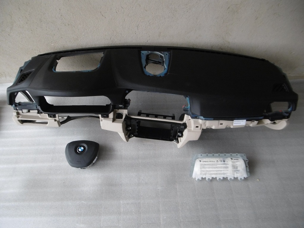 DESKA AIRBAG AIR BAG BMW 5 F10 F11 SKÓRA 6410190210 oficjalne archiwum Allegro