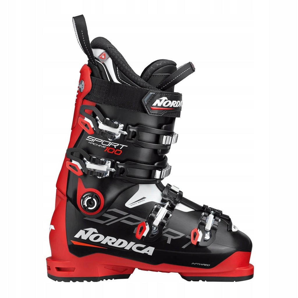 Buty narciarskie Nordica Sportmachine 100 Czerwony