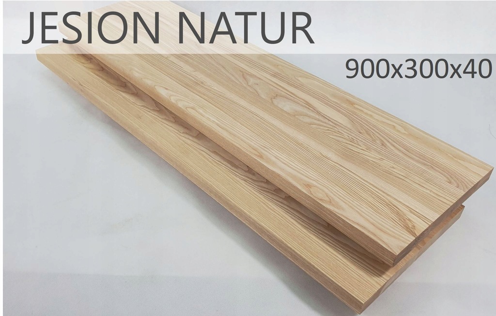 Stopnie jesion natur lite 0900x300x40