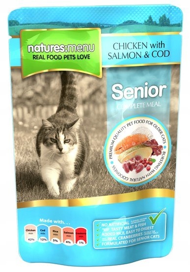 Natures Menu Kot Senior saszetka 100g