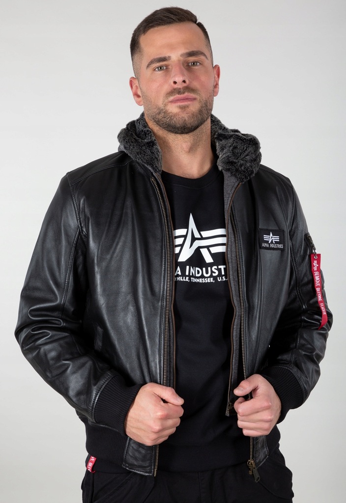 Kurtka skórzana Alpha Industries Ma-1 D-Tec Leather XXL - 14311396923 ...