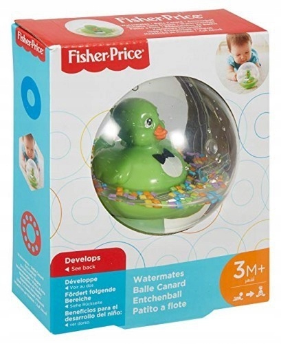 FISHER PRICE KACZUSZKA DO KĄPIELI ZIELONA DVH73 3M