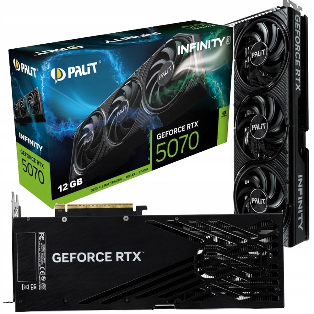 Karta graficzna GeForce RTX 5070 Infinity 3 12GB GDDR7 192bit DLSS 4