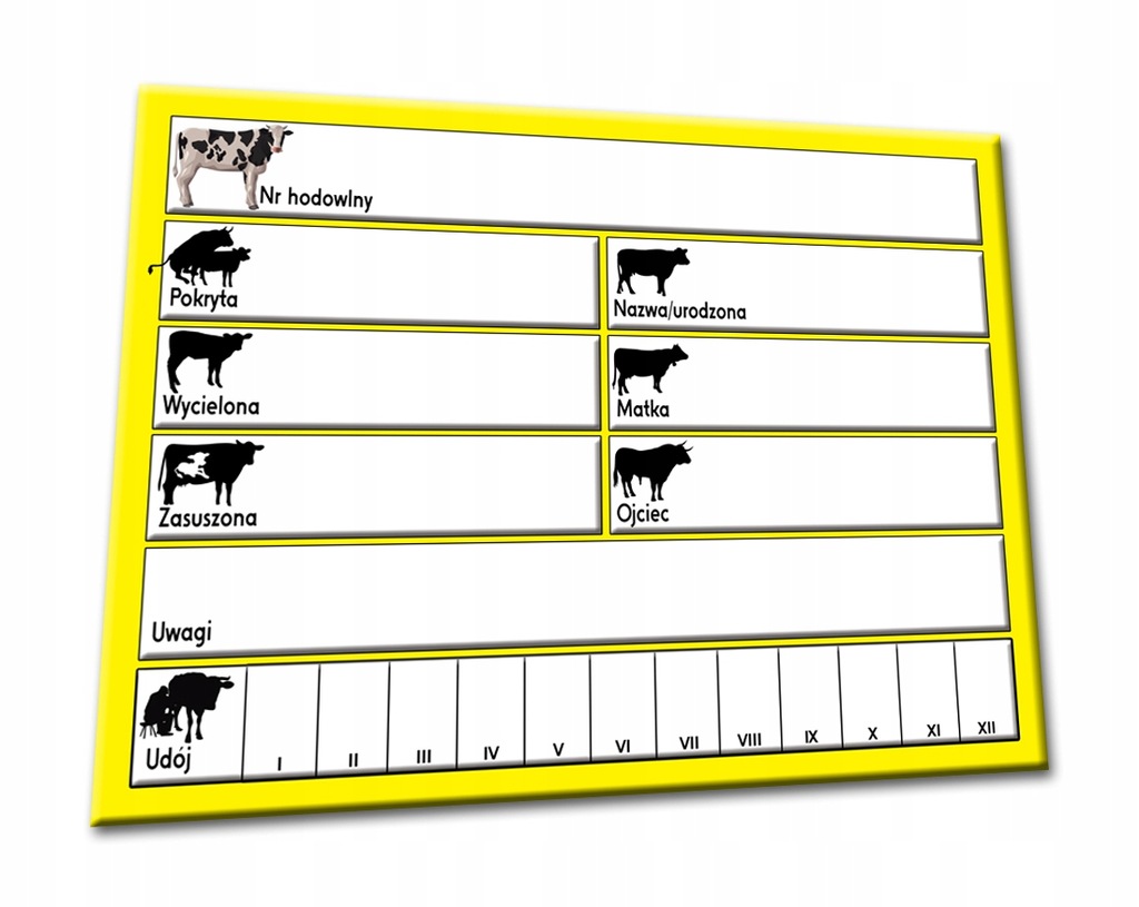 TABLICZKA STANOWISKO DLA KRÓW BYDŁA znak tablica