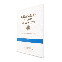 Gdańskie Studia Prawnicze 2016/1 Przegląd Orzeczni