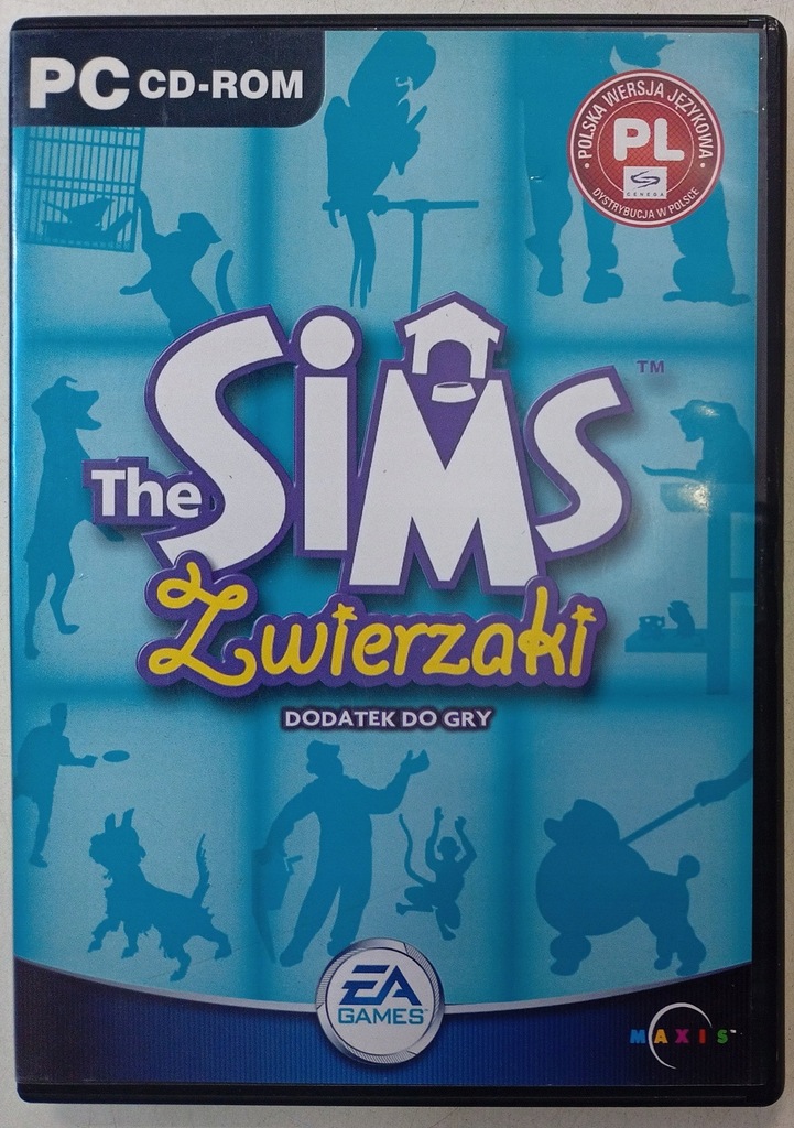 PC CD The Sims Zwierzaki - PL