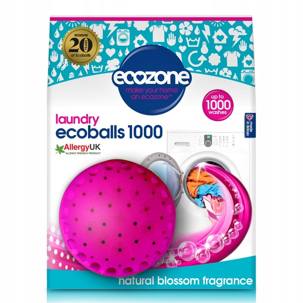 Ecoballs, Kule do Prania Natural Blossom 1000 Prań