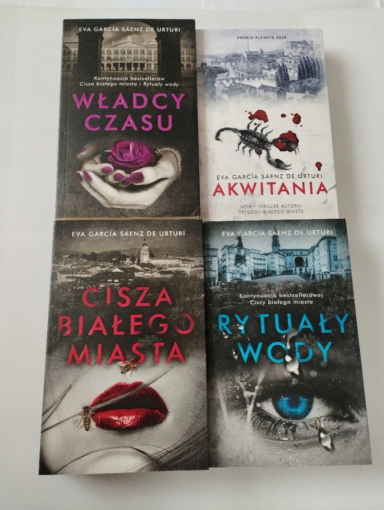 Eva Garcia CISZA BIAŁEGO MIASTA + RYTUAŁY WODY + WŁADCY CZASU + AKWITANIA