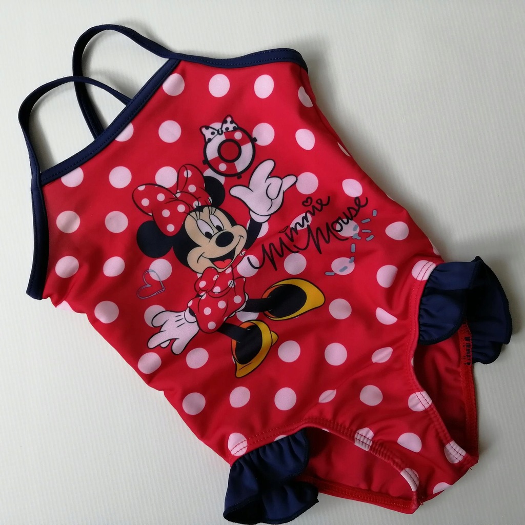 DISNEY Early Days strój kąpielowy MINNIE 6-9m/74