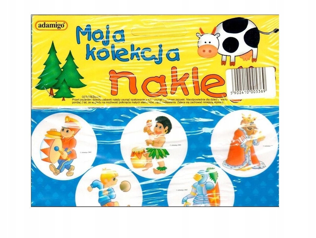 NAKLEJKI - MOJA KOLEKCJA, ADAMIGO