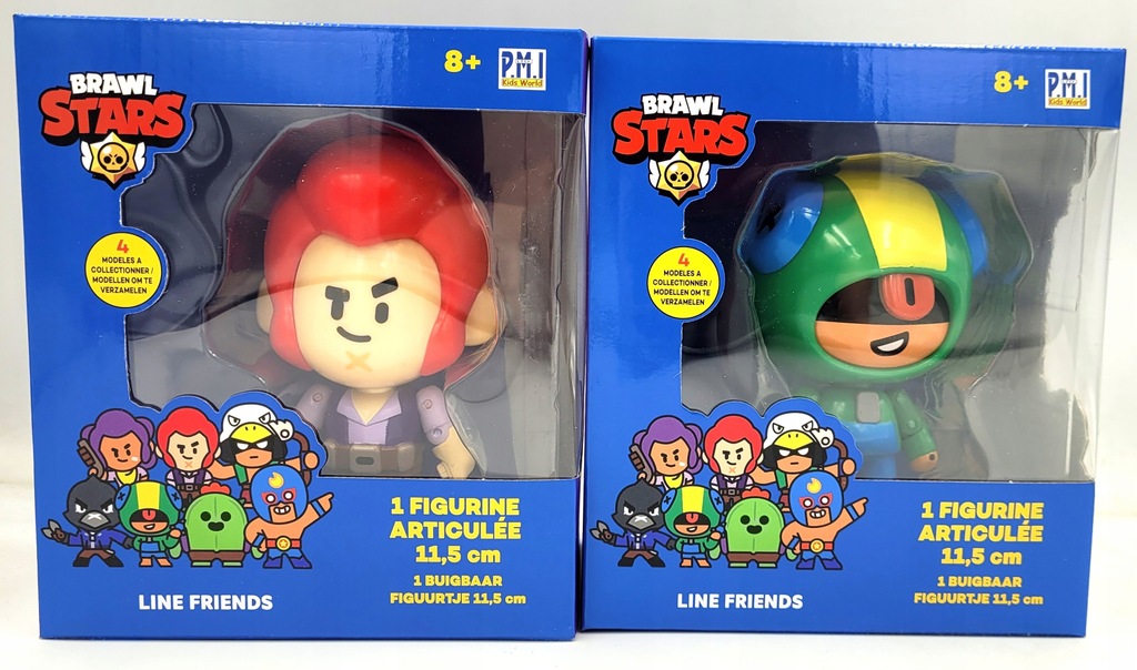 BRAWL STARS RUCHOME FIGURKI ZADYMIARZE 2PAK LEON COLT
