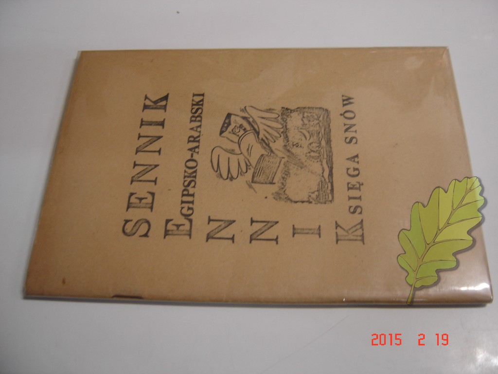 Sennik egipsko-arabski Księga snów