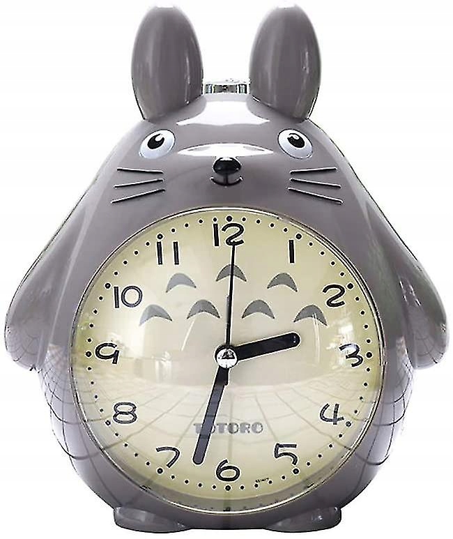 Zegar z lampką nocną Totoro z funkcją drzemki dla dzieci 150 mm