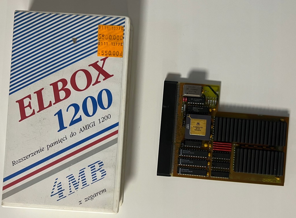 Elbox 1200/4 - rozszerzenie pamięci Amigi 1200