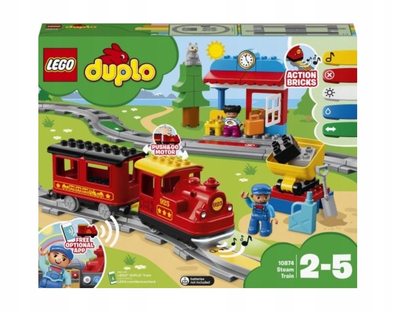 LEGO Duplo 10874 Pociąg parowy SUPER CENA