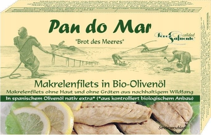 Makrela w BIO oliwie z oliwek Pan Do Mar 120g