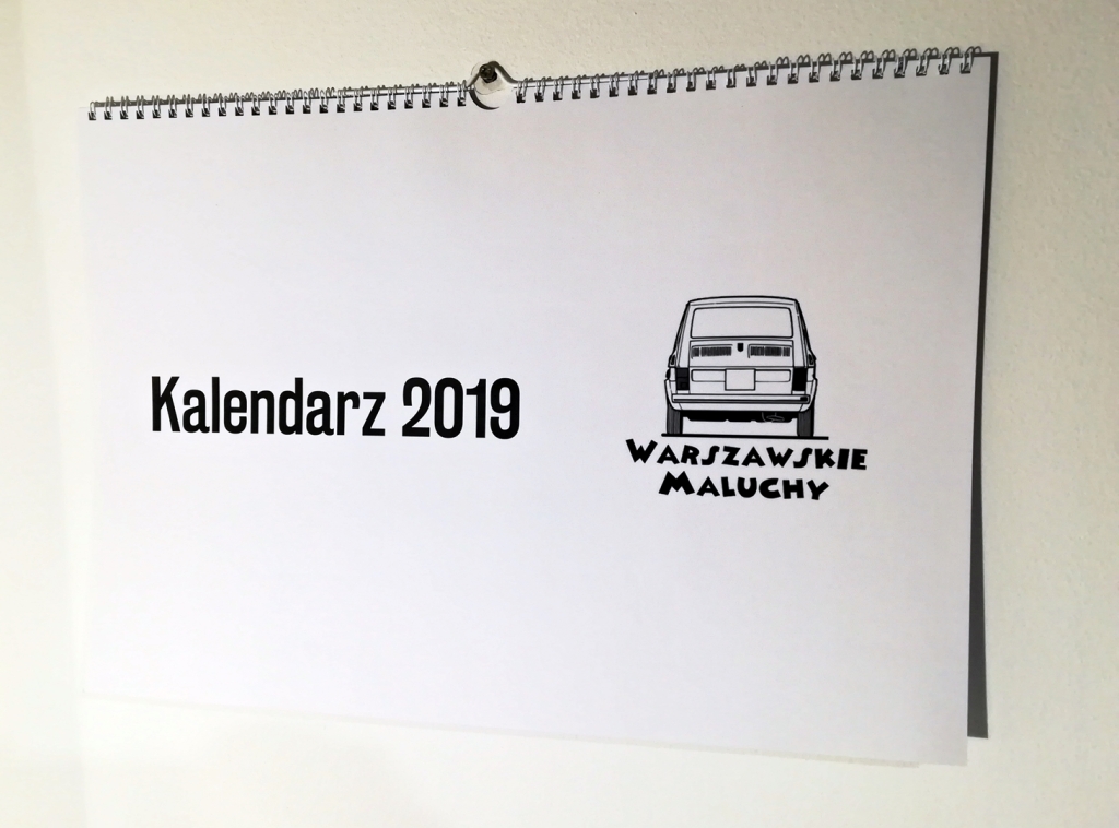 Kalendarz 2019 od Fiat 126p Klub Warszawa