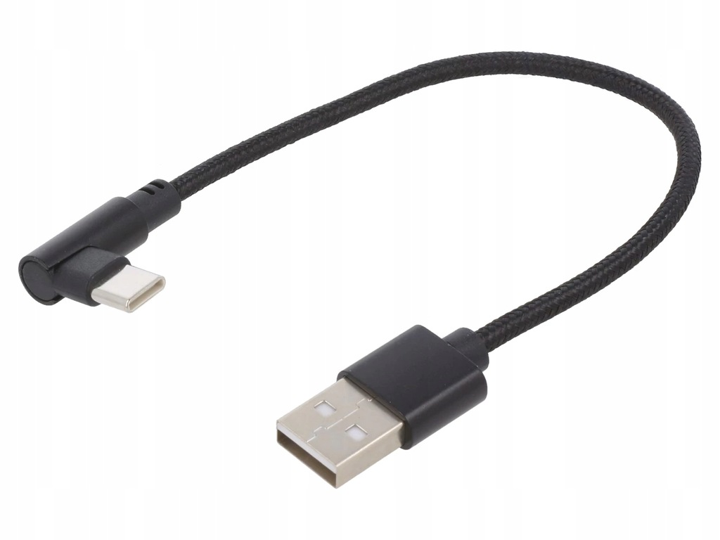 Gembird Angled USB Type-C charging and data cable CC-USB2-AMCML-0.2M 0.2 m,