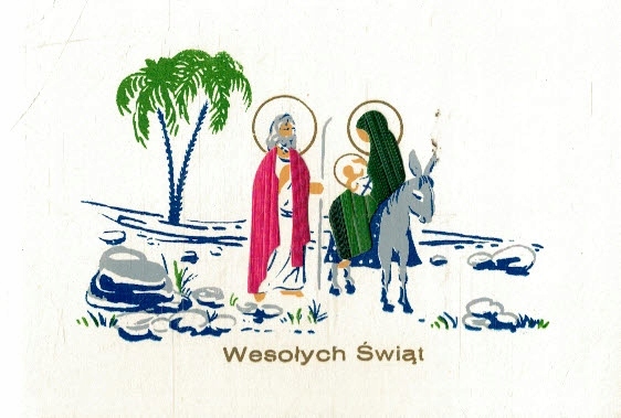 Pocztówka Wesołych Świąt Pawlik z obiegu