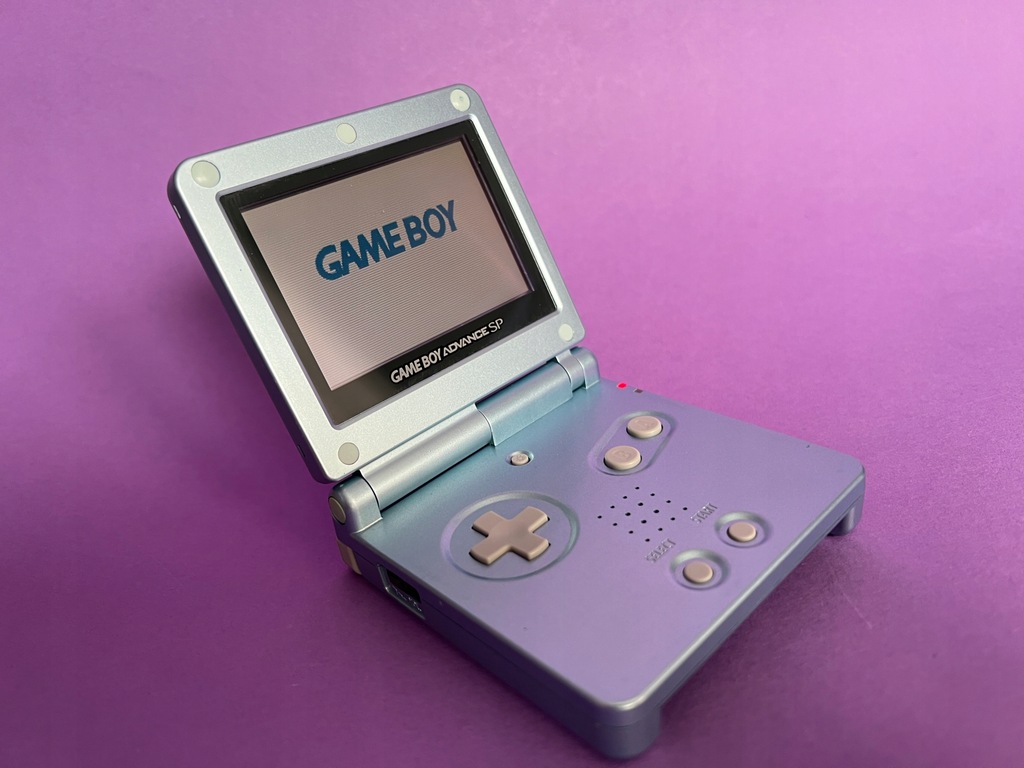 Nintendo GameBoy Advance SP błękitny