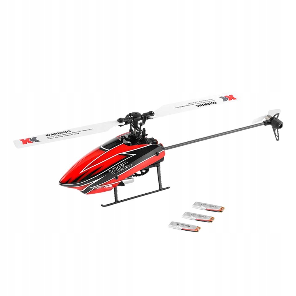 Wltoys XK K110S RC Helicopter,6 3 Batteries