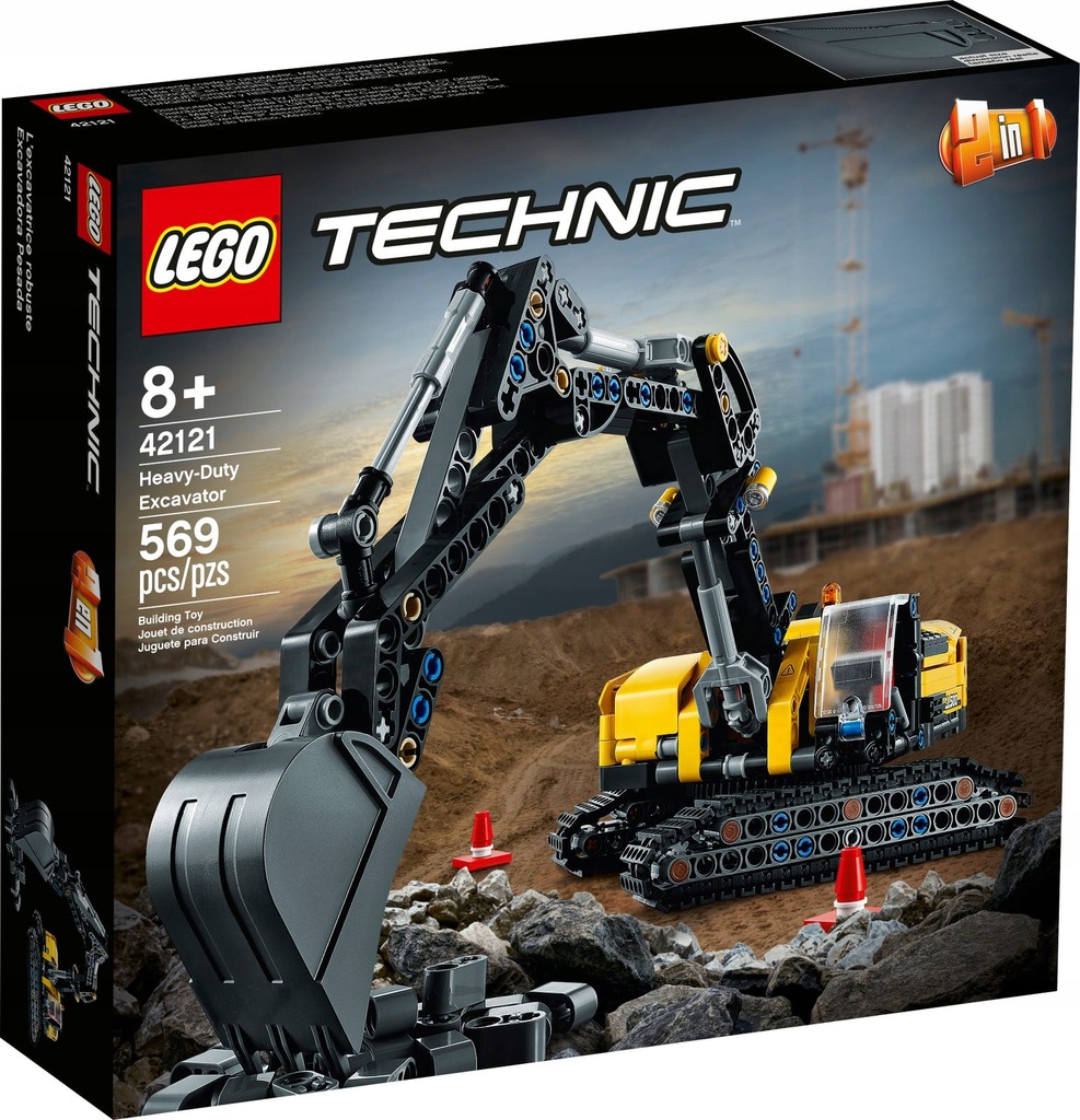 LEGO Technic 42121 Wytrzymała koparka