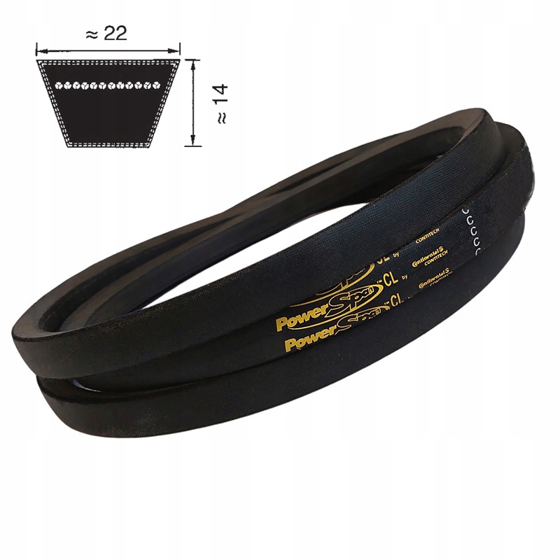 Pas pasek klinowy C/22 4600 Li=4659Lp Power Span CONTINENTAL 17x4659