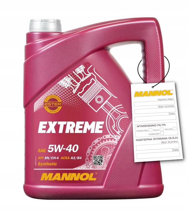 MANNOL EXTREME 5W40 5L 7915 ACEA A3/B4