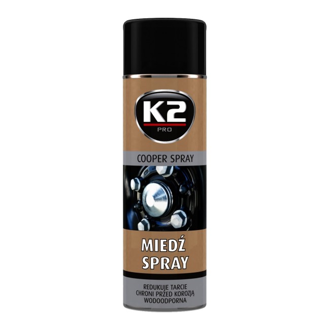 K2 MIEDŹ SPRAY 400ML SMAR MIEDZIANY SZYBKOSCHNĄCY