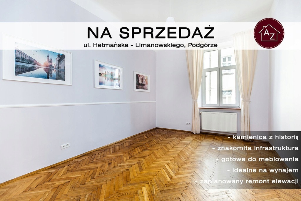 Mieszkanie, Kraków, Podgórze, 58 m²