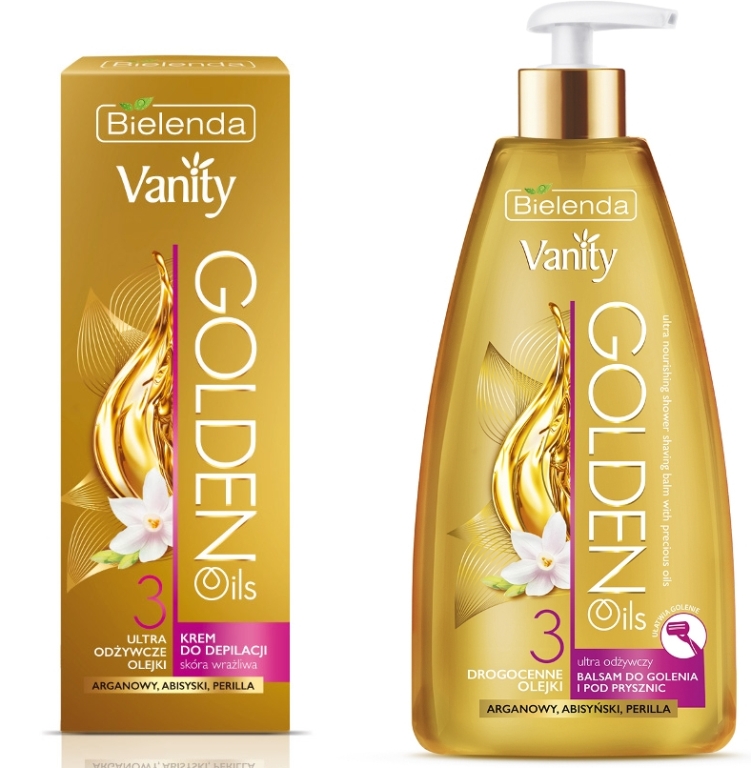 BIELENDA Vanity Golden Oils, do Depilacji, zestaw