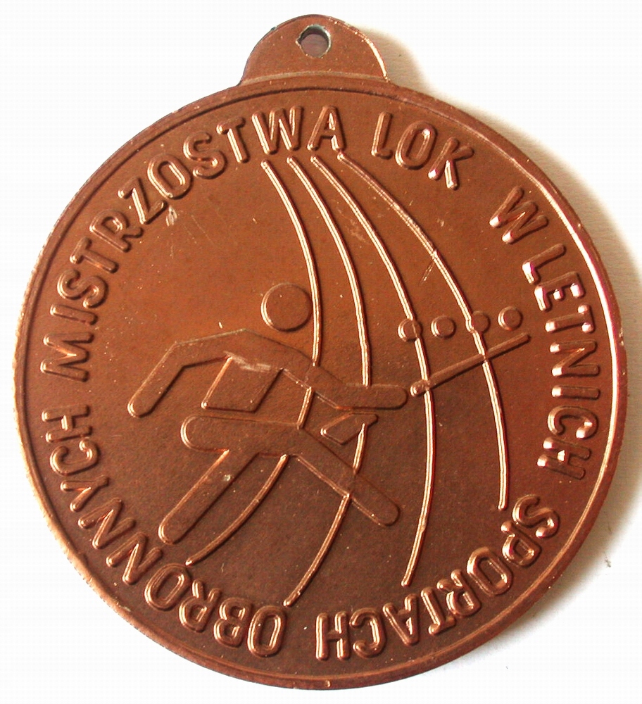 Medal LOK Mistrzostwa w Letnich Sportach Obronnych brązowy III kl. PRL!