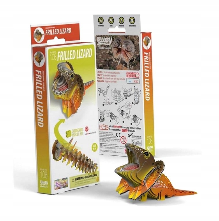 JASZCZURKA AGAMA KOŁNIERZASTA EUGY. EKO UKŁADANKA