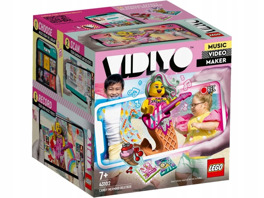 LEGO Klocki VIDIYO 43102 Candy Mermaid Beatbox