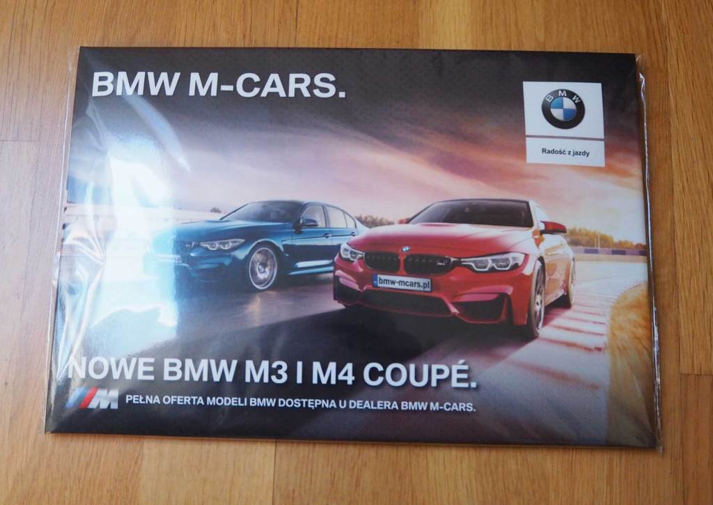 Kalendarz BMW 2018 trójdzielny