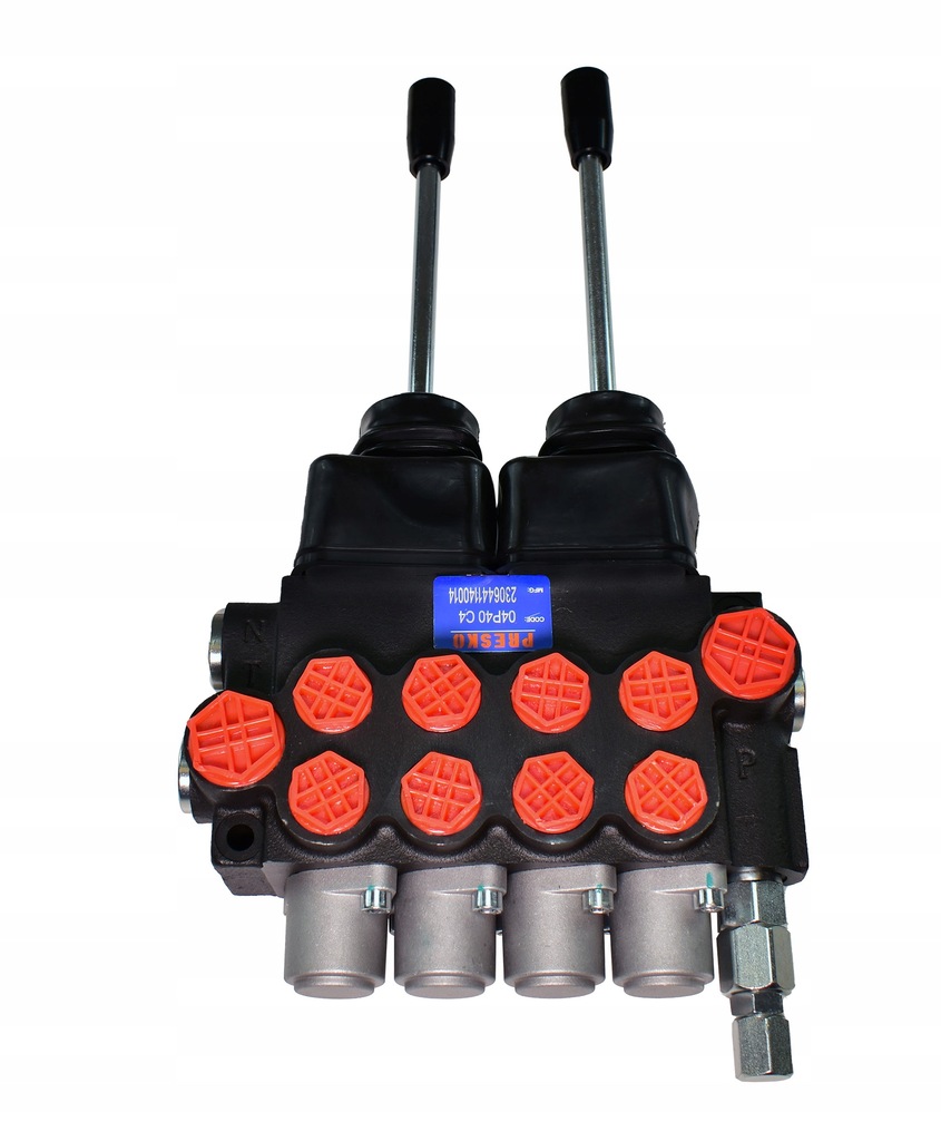 ROZDZIELACZ HYDRAULICZNY 4 SEKCYJNY 40l 2x JOYSTICK