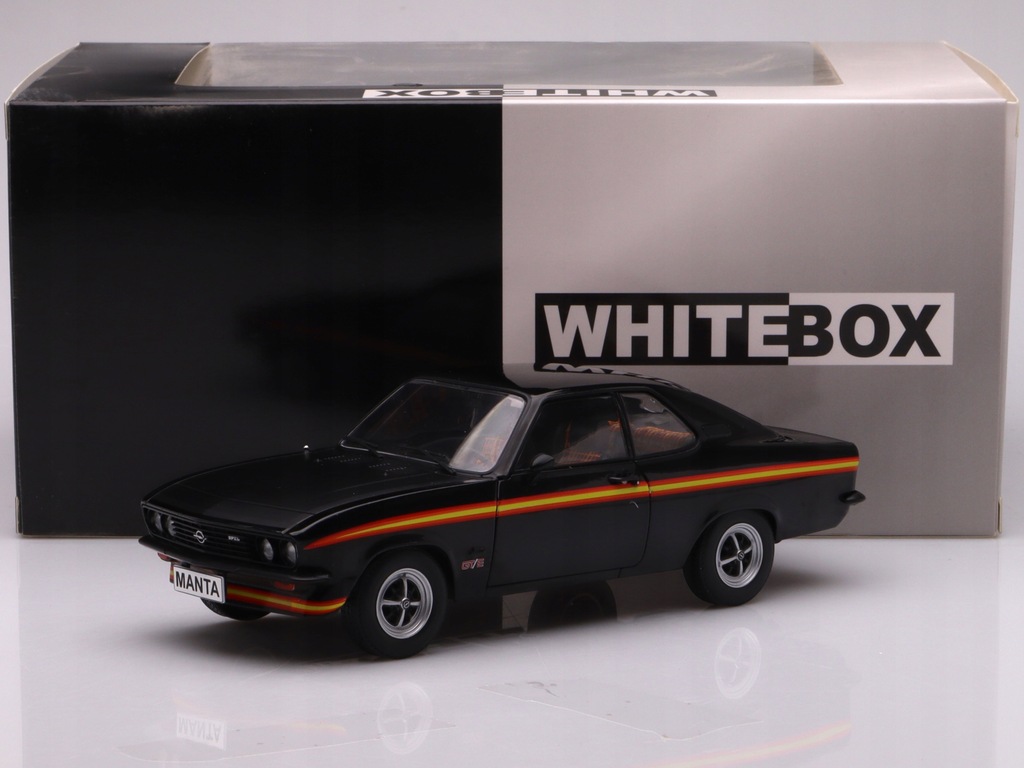 Opel Manta A GT/E Black Magic Black WhiteBox 1:24