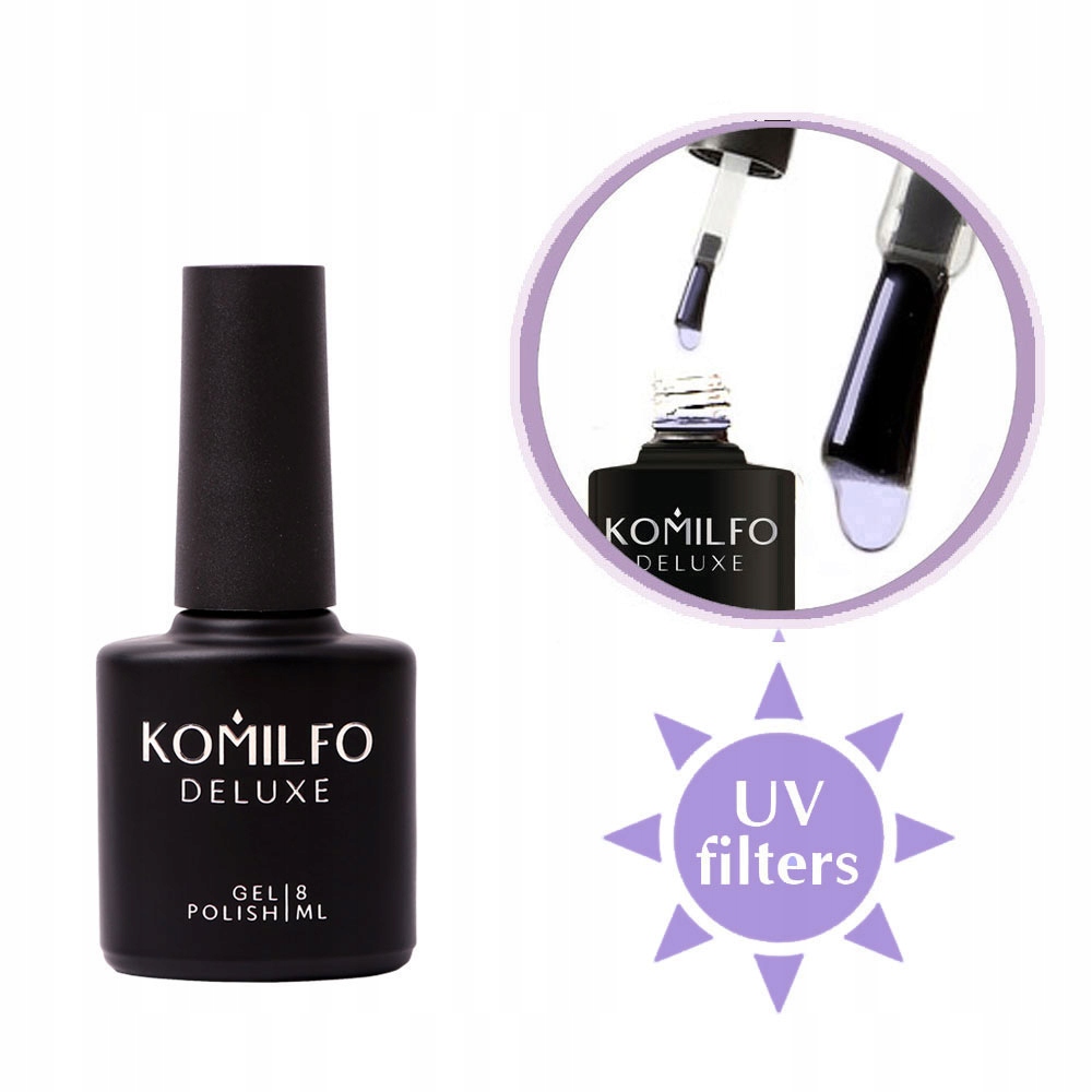 Komilfo NO WIPE TOP WITH UV FILTERS 8 ML