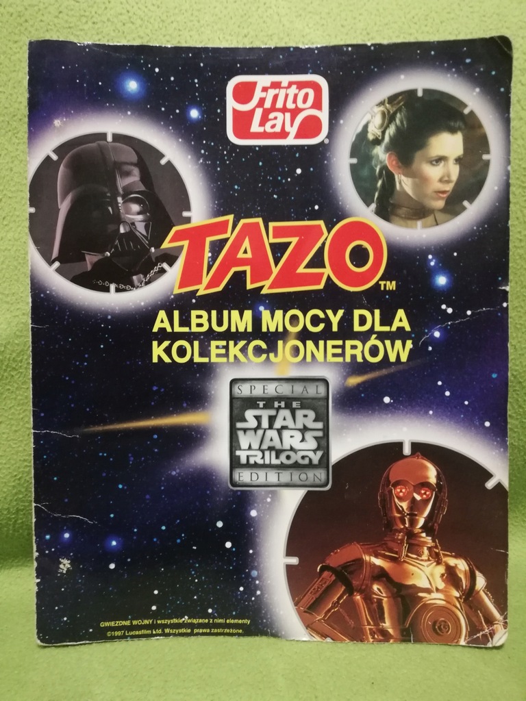 TAZO ALBUM MOCY DLA KOLEKCJONERÓW STAR WARS