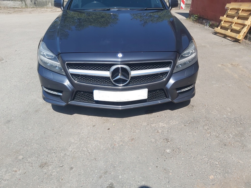 PRZÓD MASKA LAPY ZDERZAK 755 MERCEDES CLS W218 AMG