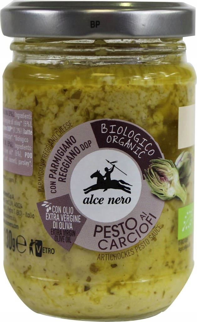 PESTO Z KARCZOCHA BIO 130 G ALCE NERO