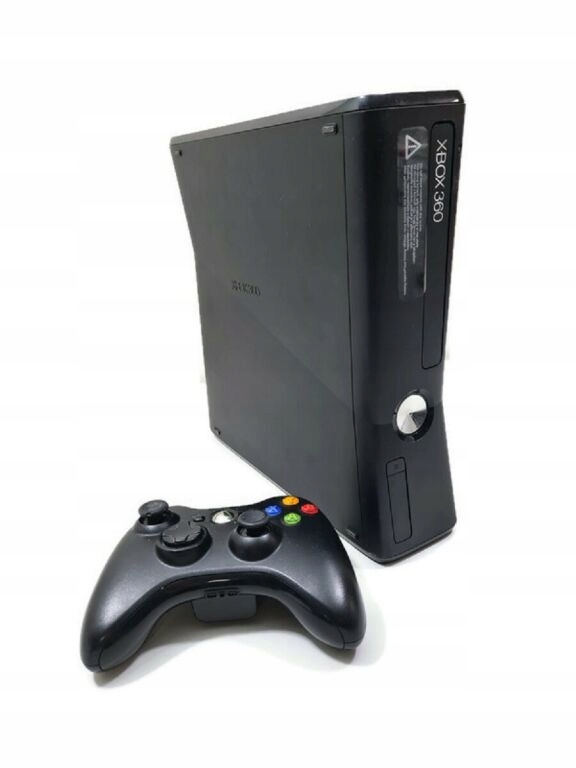 KONSOLA XBOX 360 SLIM 4GB (ZASILACZ, PAD)