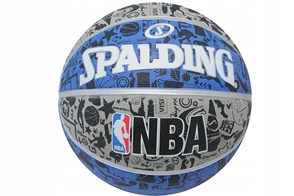 SPALDING NBA GRAFITTI RUBBER BALL (7)