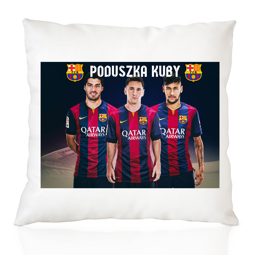 PODUSZKA FC BARCELONA - MESSI - NEYMAR + IMIĘ