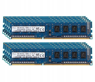 HYNIX 2X4GB PC3-12800U HMT351U6CFR8C-PB GW.12 NOWA