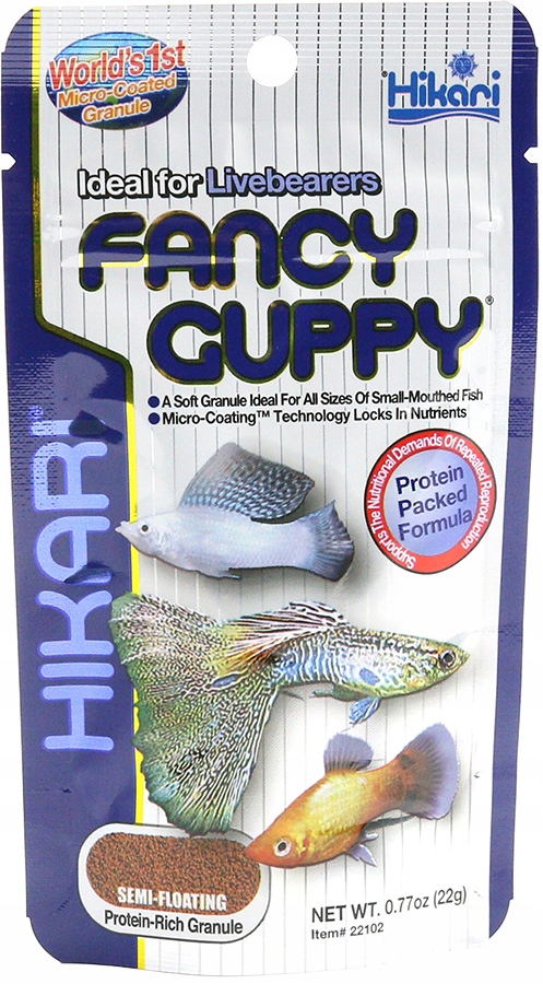Купить HIKARI Fancy Guppy Корм для неоновых гуппи, 22 г: отзывы, фото и ...